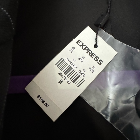 Express pinstripe double breasted blazer, NWT - Picture 2 of 4